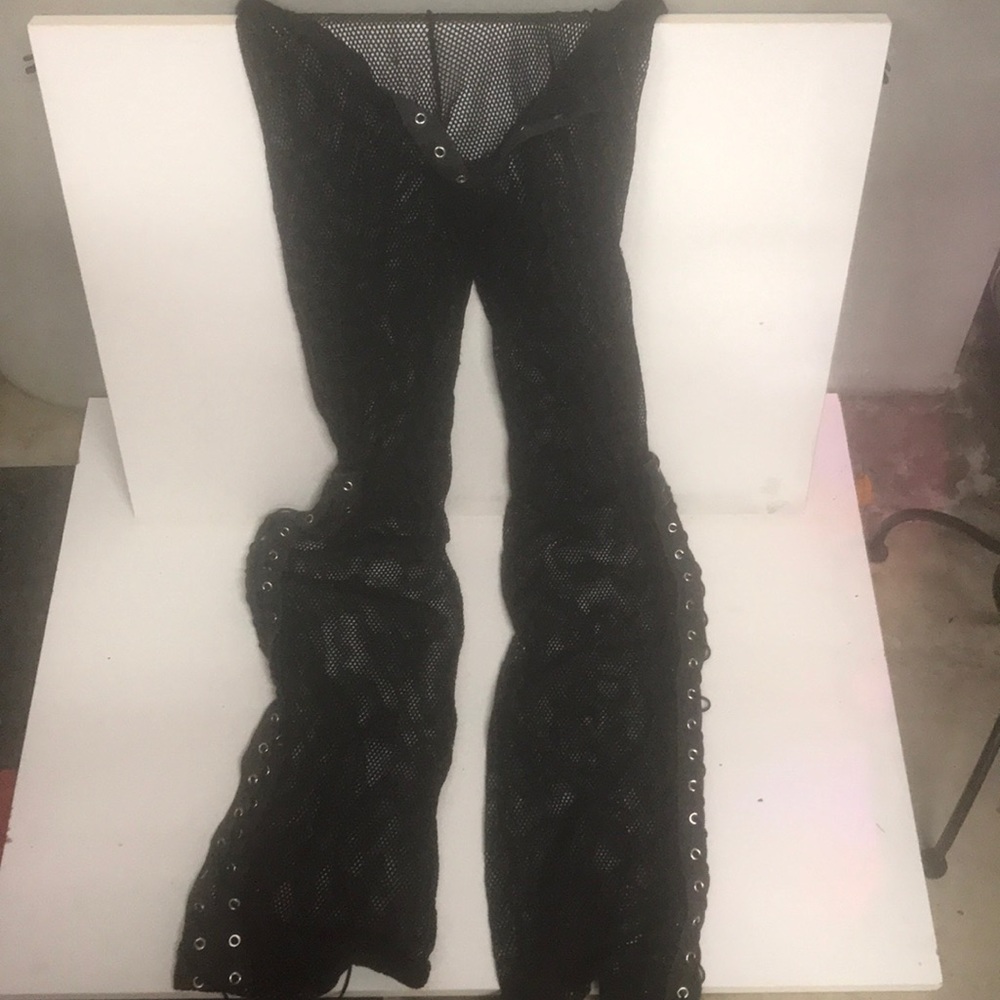 Fishnet pants